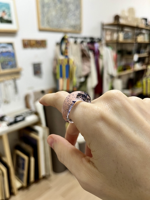 Anillo pintita de vidrio - Galaxia
