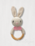 Amigurumi - Sonajero mordillo crema y rosa