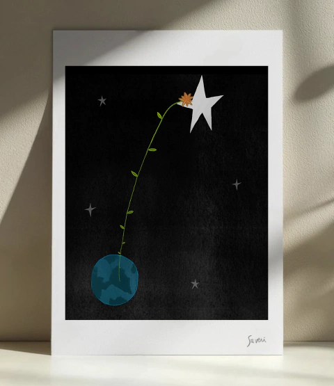 Reposando en estrella