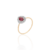 Anel Com Rubi e Diamantes - AFNH314/0001A