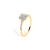Anel Retangular com Diamantes - AFNH725/0001A - comprar online