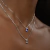 Pingente em ouro branco com diamante - BE2496B1