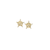 Brinco Estrela com Diamantes- BFNX794/1002