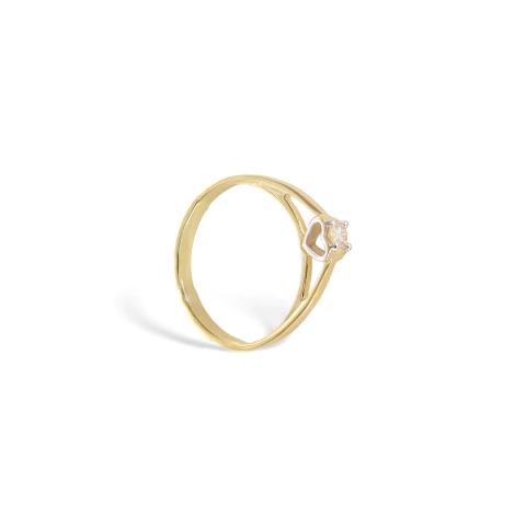 Solitário Coração Vazado - MAN3075