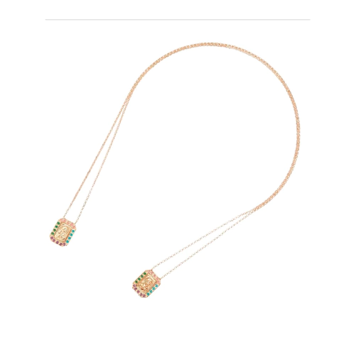 Escapulário com Topázio Colorido - PG-3986