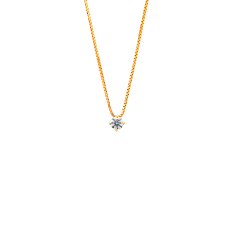 Gargantilha Ponto de Luz 7p - PL7.AMA