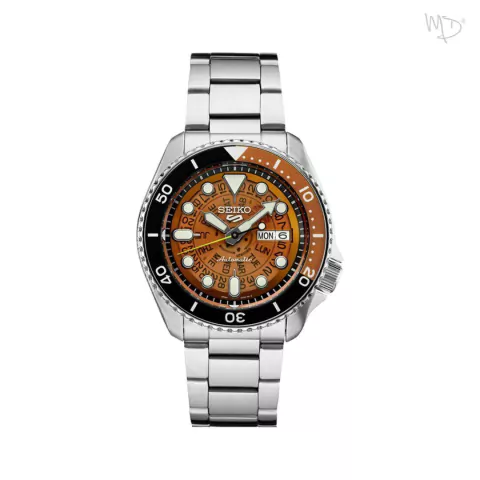 Seiko 5 Sport Skeleton Marrom - SRPJ47K1 Y1SX