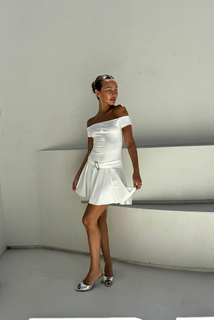 Vestido Claus Offwhite thumbnail 3