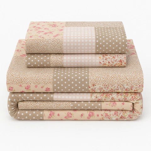 Juego de Sabanas Microfibra Estampada 2 1/2 Plazas - Tu Textil | Fábrica de Sábanas, Toallas y Blanquería | Buenos Aires