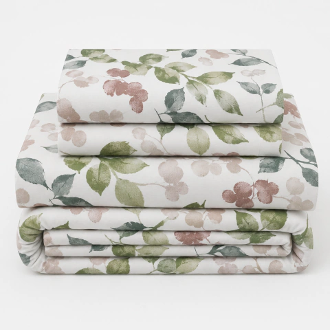 Juego de Sabanas Microfibra Estampada 2 1/2 Plazas - comprar online