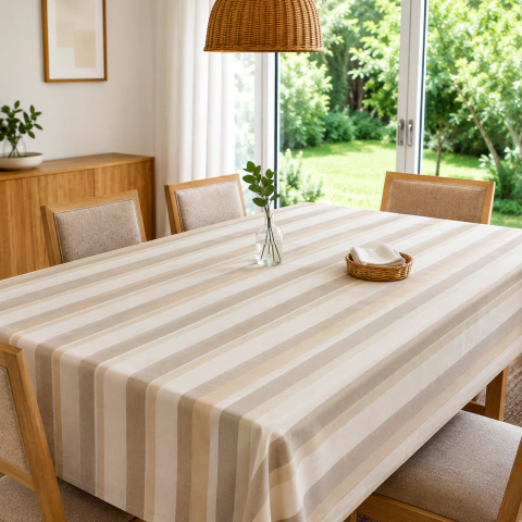Mantel Gabardina Acrilica 200 Cm 6 Sillas - comprar online