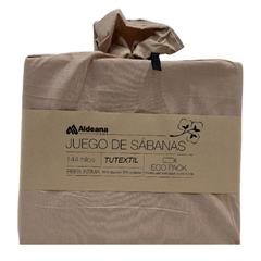 Juego de Sábanas Aldeana 144 Hilos Mixto 2 1/2 Plazas - comprar online