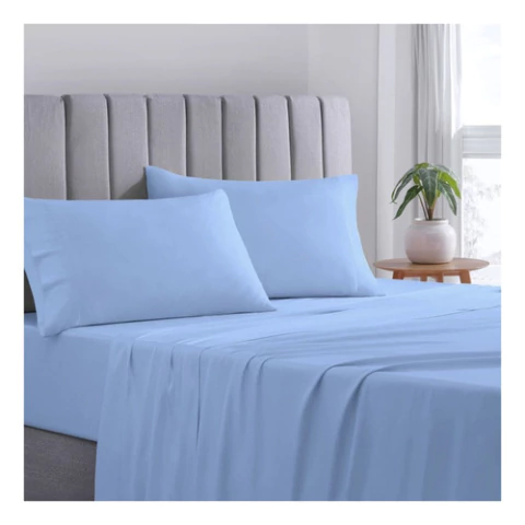 Juego Sábanas 220 Hilos Hotel Percal 2 1/2 Plazas