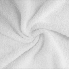 Tela de Toalla Doble Felpa 420 Gr/m2 - 100% Algodón - Blanco -