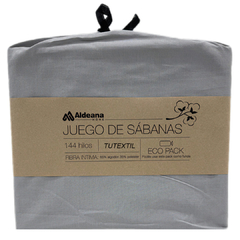 Juego de Sábanas Aldeana 144 Hilos Mixto Queen Size - Tu Textil de Tucumán Textil