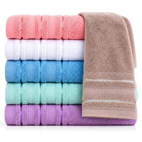 Pack x 6 Toalla Prata 380 gr 40 x 70 100% Algodón Colores surtidos - comprar online