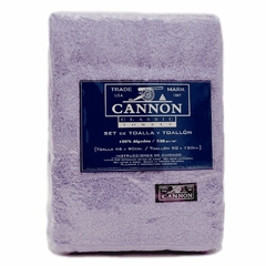 Juego de Toalla y Toallon Cannon 520 G. Colores - comprar online