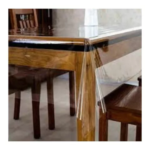 Mantel PVC Cristal Transparente Cubre mesas 140 x 200