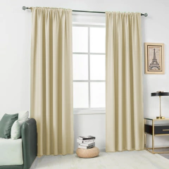 Juego Cortina Microfibra 145 X 230 Cada Paño