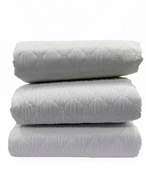 Cubrecolchón Matelaseado con 4 Elásticos 160x 190-200 Reforzado