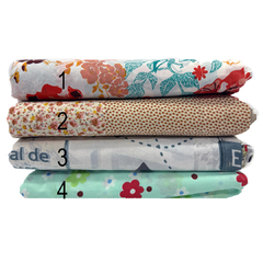 Juego de Sabanas Microfibra Estampada 2 1/2 - comprar online