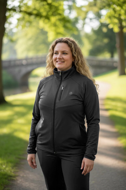 Campera piqué con Lycra (7303)