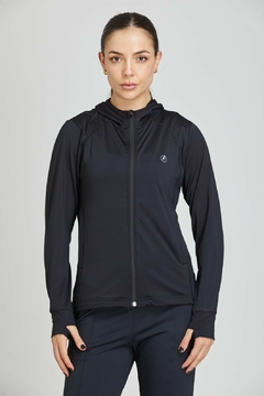 Campera Lisa con Capucha (7295) - tienda online