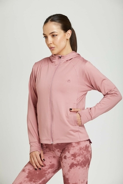Campera Lisa con Capucha (7295)