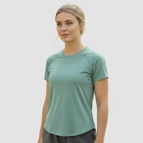 Remera básica de mesh (7747)