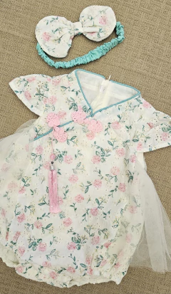 Vestido Body oriental Balonê Infantil com Tule - loja online