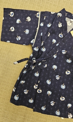 Kimono infantil em algodão Japonês Leques e Dinossauros na internet