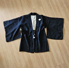 Kimono curto Japonês Preto - comprar online