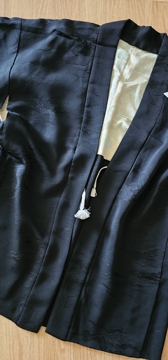 Kimono curto Japonês Preto