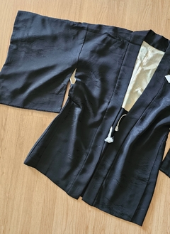 Kimono curto Japonês Preto na internet