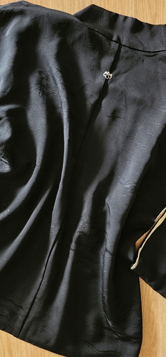 Imagem do Kimono curto Japonês Preto