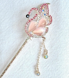 Palito Hashi em metal com brilhantes - modelo 9 na internet