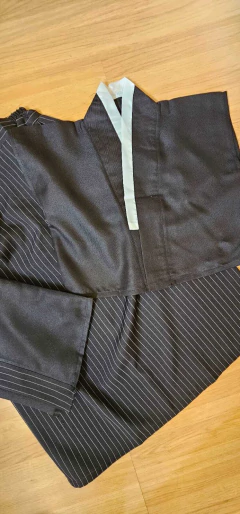 Conjunto Infantil Haori e Hakama Preto - Samurai - comprar online