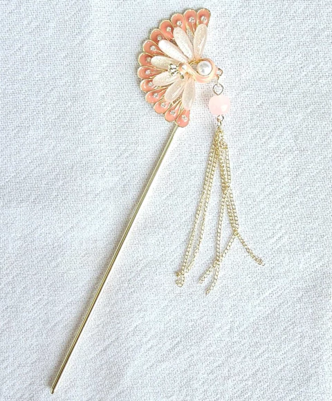 Palito Hashi em metal com brilhantes - modelo 3 - comprar online