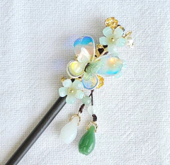 hashi madeira com brilhantes - modelo 11 na internet