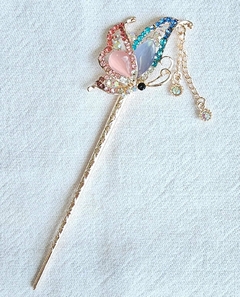 Palito Hashi em metal com brilhantes - modelo 4 - comprar online