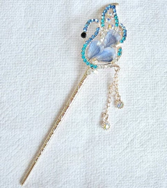 Palito Hashi em metal com brilhantes - modelo 10 - comprar online