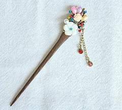 hashi madeira com brilhantes - modelo 1 - comprar online