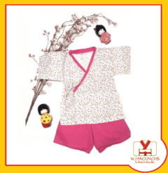 Conjunto Kimono Infantil Margaridas na internet