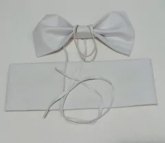 Obi ( faixa) com laço - Branco* - comprar online