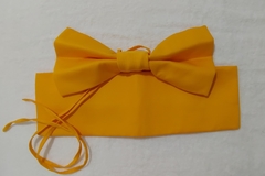 Obi ( Faixa) com laço - Amarelo