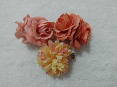 Florzinhas para arranjo em cabelo - 3 flores