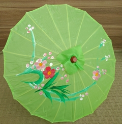 Sombrinha Japonesa Infantil - Verde - comprar online
