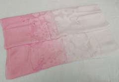 Lenço feminino - Echarpe Duo Rosa e Branco - comprar online