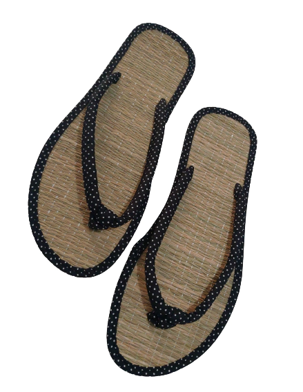 Chinelo Oriental Preto Poá