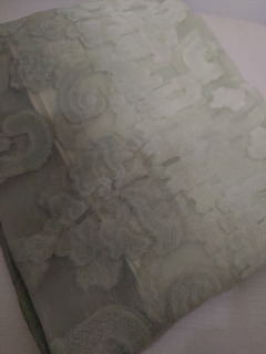Lenço feminino - Echarpe Duo Verde claro e verde musgo - comprar online